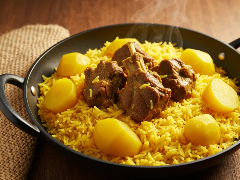 Aloo Gosht Pulao