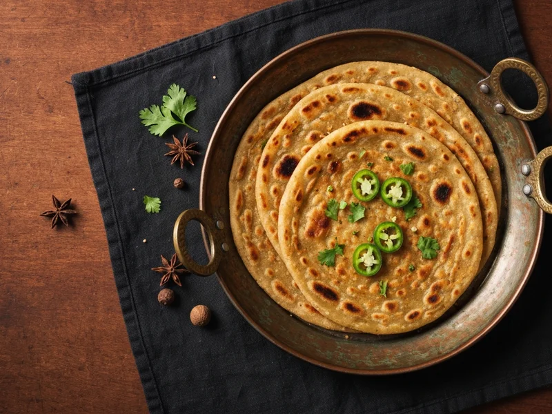 Aloo Paratha — Spiced Potato Stuffed Flatbread
