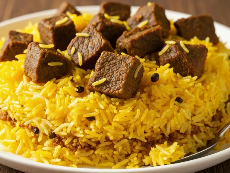Traditional Bannu Beef Pulao