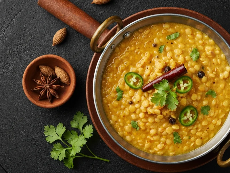 Daal Mash — White Lentil Dal with Tarka