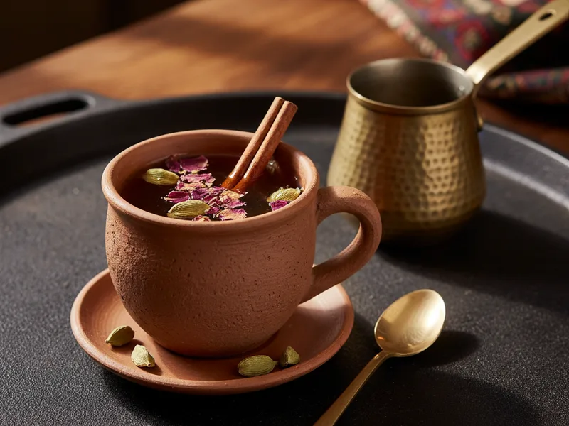 Green Tea Kahwah — Kashmiri Valley Style