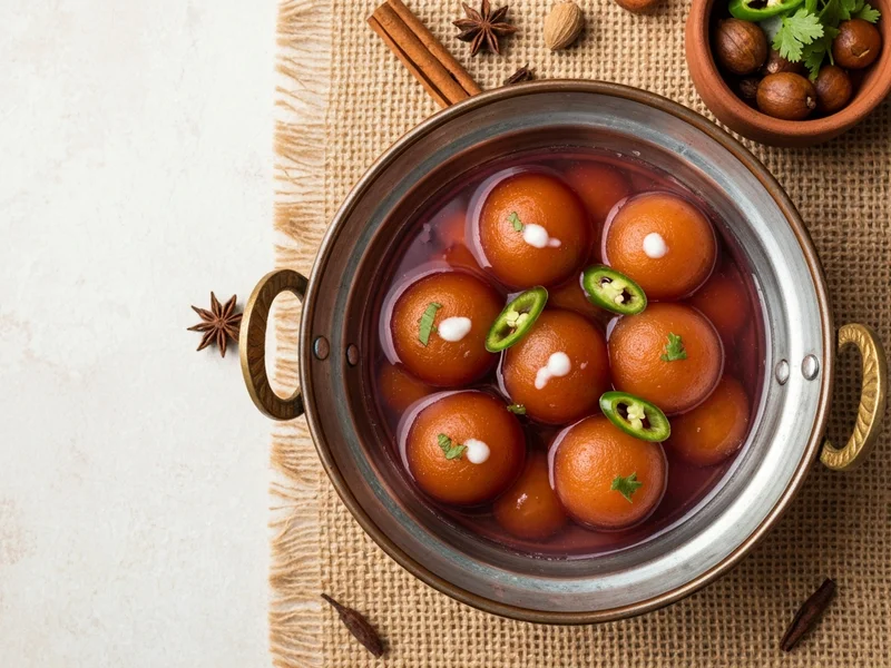 Gulab Jamun — Soft Milk Dumplings in Rose Syrup