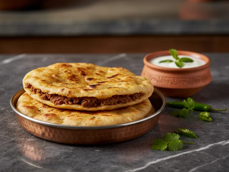 Peshawari Stuffed Chapati